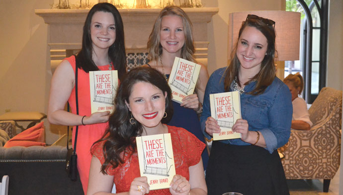 Author Jenny Bravo hosted a book signing for her new novel, These are the Moments, at the Southern Hotel.