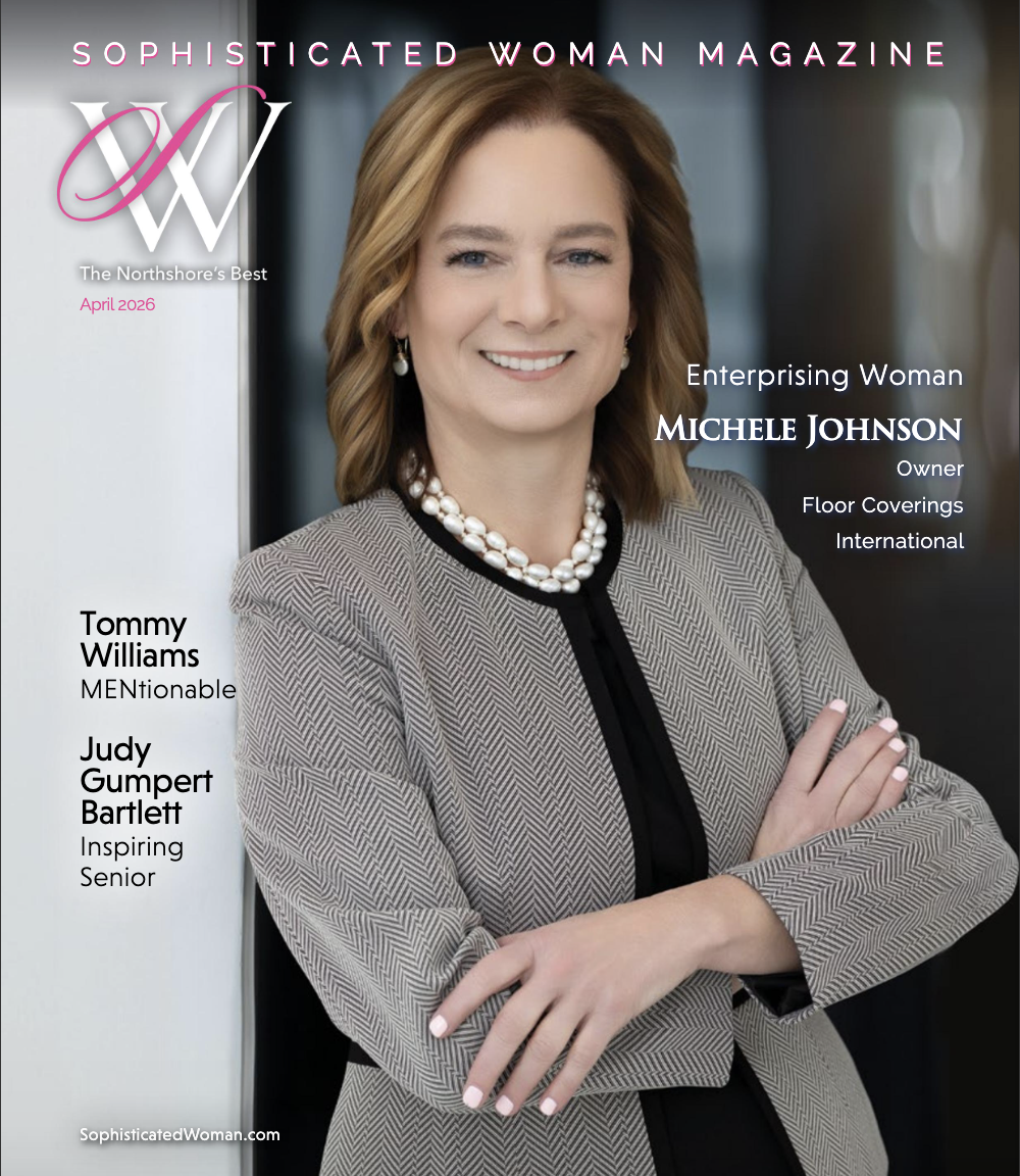 Sophisticated Woman Magazine - April Enterprising Woman Michele Johnson Floor Coverings Internationial